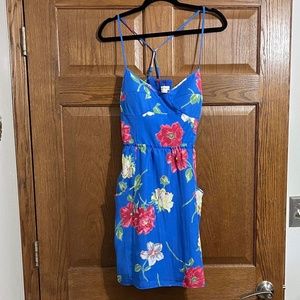 American Eagle blue floral dress